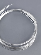 Проволока металлическая для поделок и декорирования, 5 шт. по 80 см, d=1 мм, серебристая - Фото 2