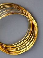 Проволока алюминиевая для поделок и декорирования, 5 м, d=1 мм, золотистая - Фото 2