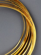 Проволока алюминиевая для поделок и декорирования, 5 м, d=1 мм, золотистая - Фото 4