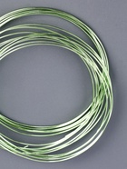 Проволока алюминиевая для поделок и декорирования.1 шт.: 5 м, диаметр 1 мм, светло-зелёный - Фото 2