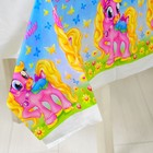 Скатерть одноразовая «С днём рождения», пони, 180х137 см - Фото 2