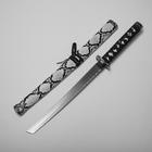 Макет оружия «Сувенирная катана на подставке», серые ножны под змеиную кожу, 70 см - Фото 2