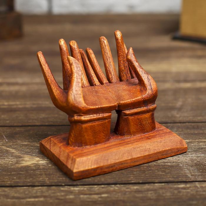 Подставка под визитки «Символика», 9×9×10 см - Фото 1