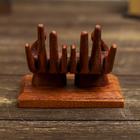 Подставка под визитки «Символика», 9×9×10 см - Фото 4