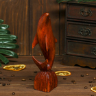 Сувенир дерево "Дельфин" коричневый цвет 20х6х5 см - Фото 2