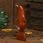 Сувенир дерево "Дельфин" коричневый цвет 20х6х5 см - Фото 4