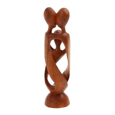 Фигурка «Семья», 30×8×8 см, дерево, коричневая