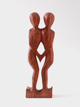 Сувенир «Пара Танец», 30×12×4.5 см, дерево, коричневый