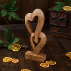 Сувенир дерево "Два сердца" 30х11х3,5 см - Фото 2