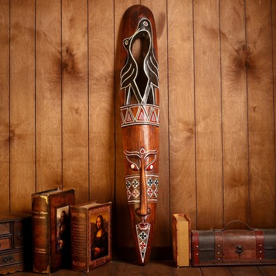 Маска «Абориген», 100×15×6 см, дерево