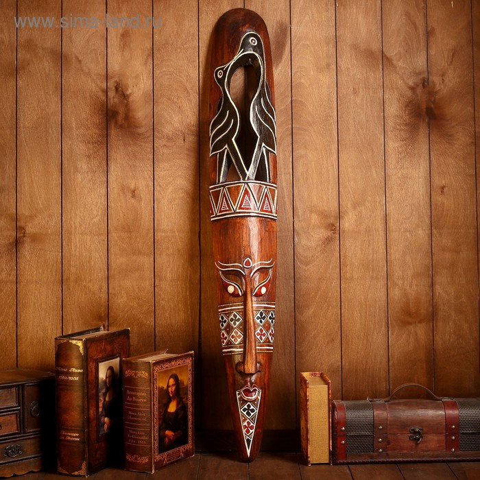 Маска «Абориген», 100×15×6 см, дерево - Фото 1