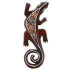 Панно «Геккон», 31×11×1 см, дерево - Фото 4