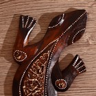 Панно «Геккон», 31×11×1 см, дерево - Фото 2