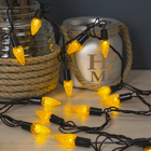 Гирлянда "Метраж" улич. с насад. "Растаявший лёд" 5 м, Н.Т. LED-40-220V, фиксинг, ЖЕЛТЫЙ - Фото 2