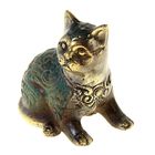 Сувенир бронза "Кошка" 5х5х3,5 см - Фото 2