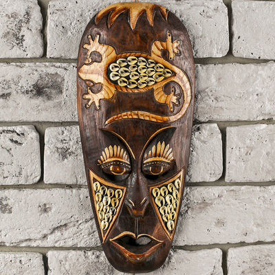 Маска «Абориген», 32×14×2.5 см, дерево