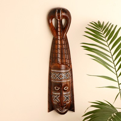 Маска «Абориген», 50×12×4 см, дерево