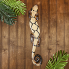 Панно «Геккон», 78×13×1 см, дерево - Фото 1