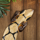 Панно «Геккон», 78×13×1 см, дерево - Фото 3