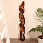 Панно «Геккон», 100×14×1 см, дерево - Фото 1