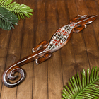 Панно «Геккон», 100×17×1 см, дерево - Фото 2