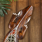 Панно «Геккон», 100×17×1 см, дерево - Фото 3