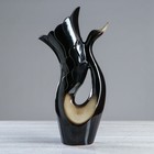 Ваза керамическая "Лебедь", напольная, чёрная, 51 см, микс - Фото 8