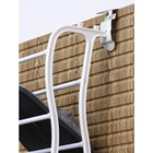 Обувница надверная, 12 ярусов (на 36 пар обуви), 50×18×183 см, цвет белый - Фото 4