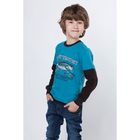 Джемпер для мальчика "Рыбалка", рост 134 см (68), цвет морская волна - Фото 2