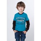 Джемпер для мальчика "Рыбалка", рост 116 см (60), цвет морская волна - Фото 4