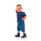 Шорты для мальчика "Маленький байкер", рост 80 см (50), цвет синий - Фото 1