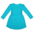 Платье для девочки длинный рукав, рост 110-116, цвет голубой AZ-740 - Фото 6