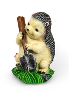 Садовая фигура из полистоуна «Ёж с лопатой», 31×22×22 см - Фото 7