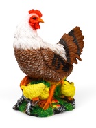 Садовая фигура из полистоуна «Курица с цыплятами», 42×17×30 см - Фото 5