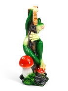 Садовая фигура из полистоуна «Лягушка с табличкой ПРИВЕТ», 50×14×24 см - Фото 5