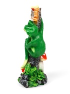 Садовая фигура из полистоуна «Лягушка с табличкой ПРИВЕТ», 50×14×24 см - Фото 7