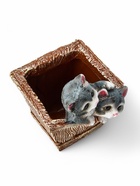 Фигурное кашпо для цветов «Ящик с котятами», 1.3 л, 16×18×20 см, полистоун - Фото 12