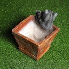 Декоративное кашпо для цветов «Ящик с котятами», 1.3 л, 16×18×20 см, полистоун - Фото 9