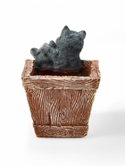 Фигурное кашпо для цветов «Ящик с котятами», 1.3 л, 16×18×20 см, полистоун - Фото 10