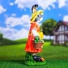 Садовая фигура из полистоуна «Зайчиха с корзинкой», 50×19×22 см - Фото 13