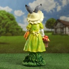 Садовая фигура из полистоуна «Зайчиха с корзинкой», 50×19×22 см - Фото 17