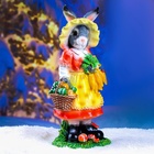 Садовая фигура из полистоуна «Зайчиха с корзинкой», 50×19×22 см - Фото 10