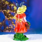 Садовая фигура из полистоуна «Зайчиха с корзинкой», 50×19×22 см - Фото 11