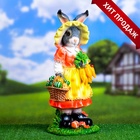 Садовая фигура из полистоуна «Зайчиха с корзинкой», 50×19×22 см - Фото 12
