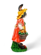 Садовая фигура из полистоуна «Зайчиха с корзинкой», 50×19×22 см - Фото 6