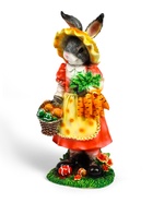 Садовая фигура из полистоуна «Зайчиха с корзинкой», 50×19×22 см - Фото 9