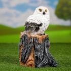 Садовая фигура "Совенок на пеньке" 27см - Фото 1