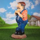 Садовая фигура "Мужик с лопатой" 22х26х66см МИКС - Фото 5