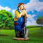 Садовая фигура "Мужик с лопатой" 22х26х66см МИКС - Фото 1