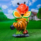 Садовая фигура из полистоуна «Пчёлка в панамке», 49×23×25 см - Фото 6